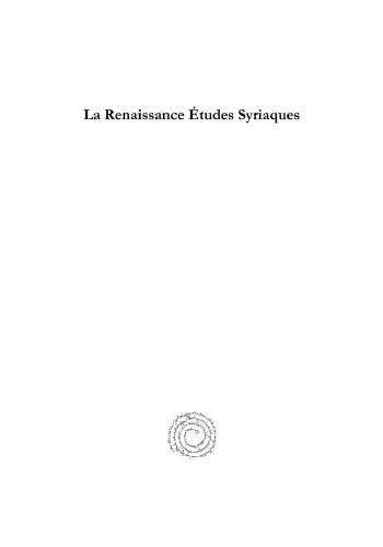 La Renaissance Études Syriaques
