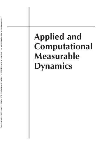 Applied and computational measurable dynamics