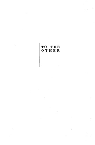 To The Other: An Introduction to the Philosophy of Emmanuel Levinas