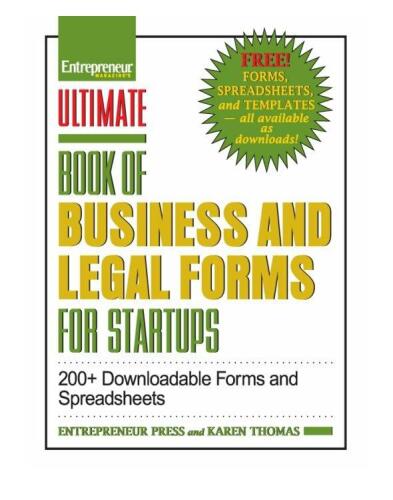 Ultimate Book of Business and Legal Forms for Startups