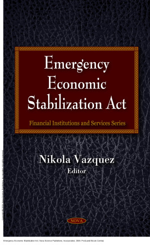 Emergency Economic Stabilization Act