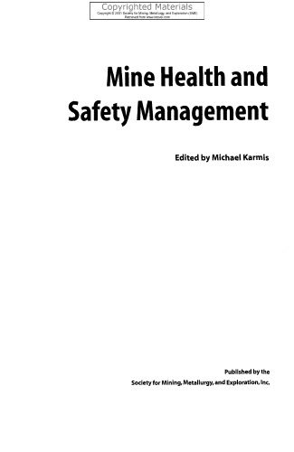 Mine Health and Safety Management