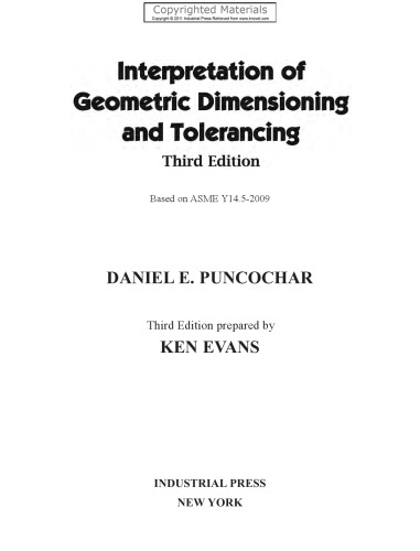 Interpretation of Geometric Dimensioning and Tolerancing