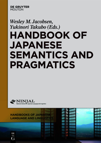 Handbook of Japanese Semantics and Pragmatics