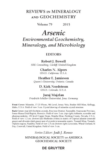 Arsenic: Environmental Geochemistry, Mineralogy, and Microbiology