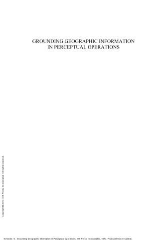 Grounding Geographic Information in Perceptual Operations