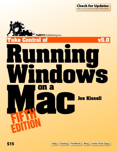 Take Control of Running Windows on a Mac, Fifth Edition