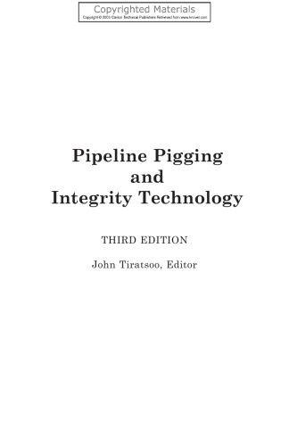 Pipeline Pigging and Integrity Technology