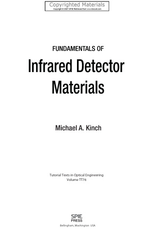 Fundamentals of Infrared Detector Materials