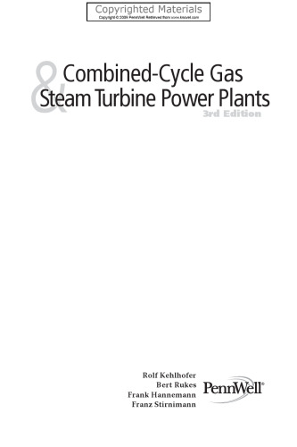 Combined-Cycle Gas and Steam Turbine Power Plants
