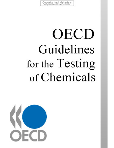 OECD Guidelines for the Testing of Chemicals