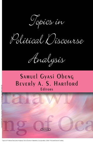 Topics in Political Discourse Analysis