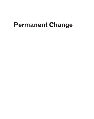 Permanent Change : Plastics in Architecture and Engineering
