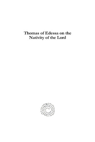 Thomas of Edessa on the Nativity of the Lord