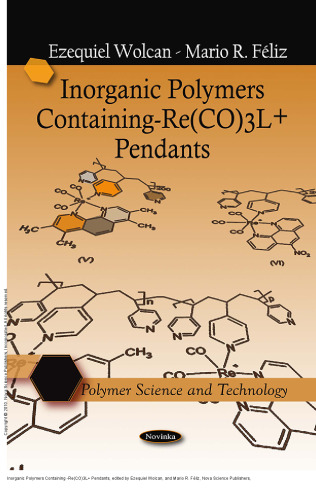 Inorganic Polymers Containing -Re(CO)3L+ Pendants