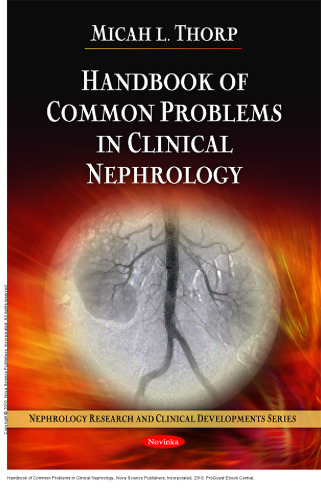 Handbook of Common Problems in Clinical Nephrology