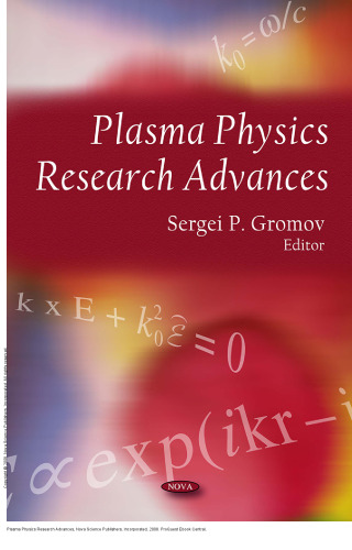 Plasma Physics Research Advances