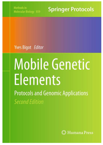 Mobile genetic elements : protocols and genomic applications