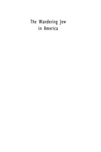 The Wandering Jew in America