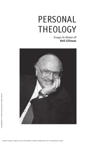Personal Theology : Essays in Honor of Neil Gillman