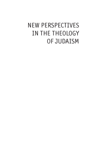 New Perspectives in Theology of Judaism