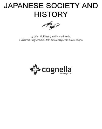 Japanese Society and History