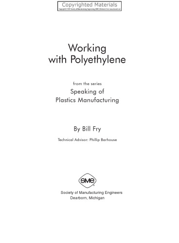 Working with Polyethylene