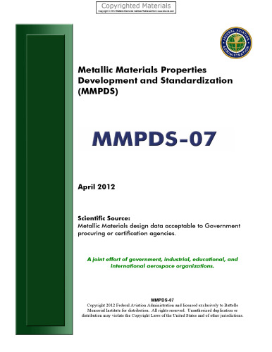 Metallic Materials Properties Development and Standardization (MMPDS-07)
