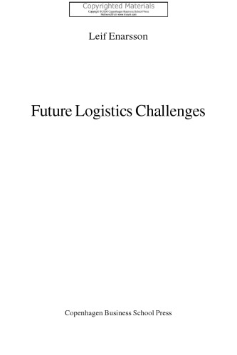 Future Logistics Challenges