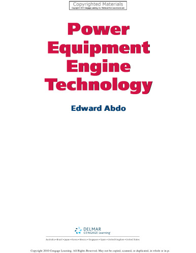 Power Equipment Engine Technology