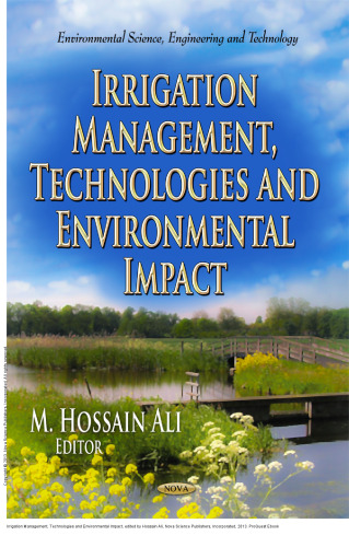 Irrigation Management, Technologies and Environmental Impact
