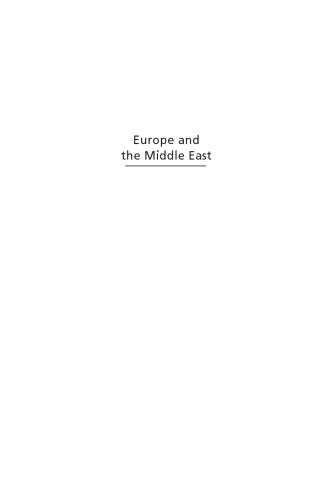 Europe and the Middle East: In the Shadow of September 11