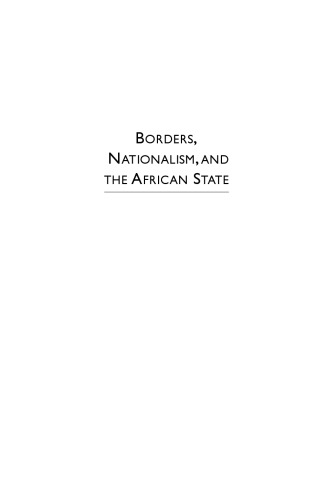 Borders, Nationalism, and the African State