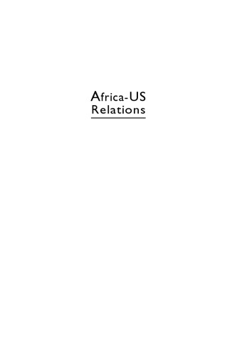 Africa-US Relations: Strategic Encounters