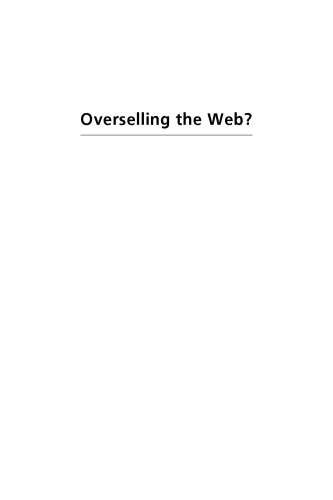 Overselling the Web?: Development and the Internet