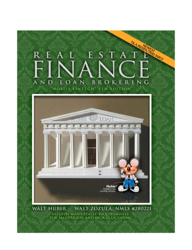 Real Estate Finance and Loan Brokering