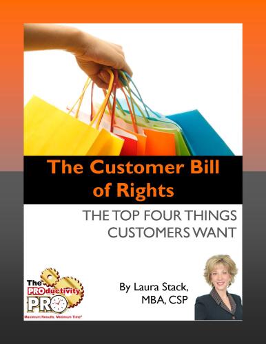 The Customer Bill of Rights: The Top Four Things Customers Want