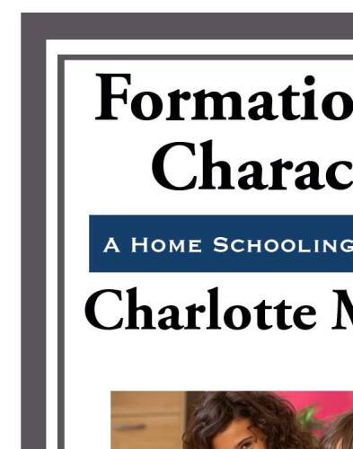 Formation of Character
