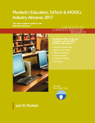Plunkett's Education, Edtech and MOOCs Industry Almanac 2017