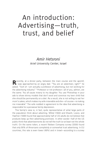 Advertising and Reality: A Global Study of Representation and Content
