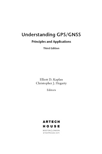 Understanding GPS/GNSS. Principles and Applications