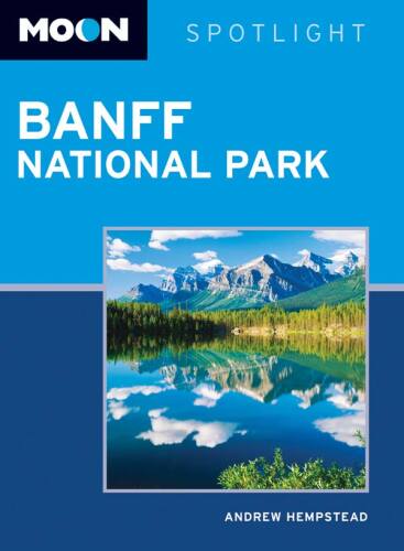 Moon Spotlight Banff National Park