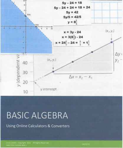 BASIC ALGEBRA Using Online Calculators & Converters