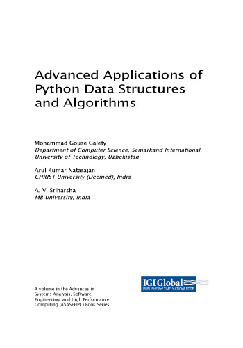 Advanced Applications of Python Data Structures and Algorithms