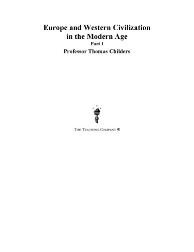 Europe and Western civilization in the modern age