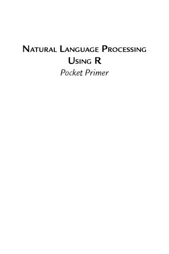 Natural Language Processing using R Pocket Primer