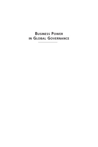 Business Power in Global Governance