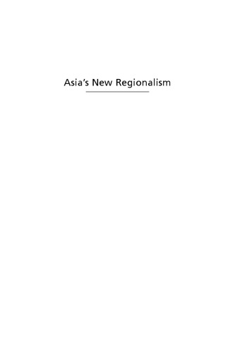 Asia’s New Regionalism