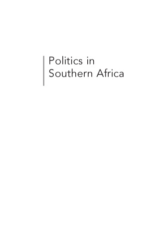 Politics in Southern Africa: Transition and Transformation