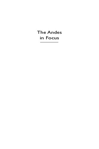 The Andes in Focus: Security, Democracy, and Economic Reform